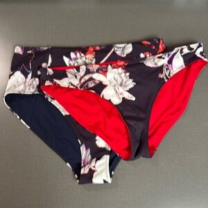 Lot of 2 Athleta Phia Bikini Bottoms Large